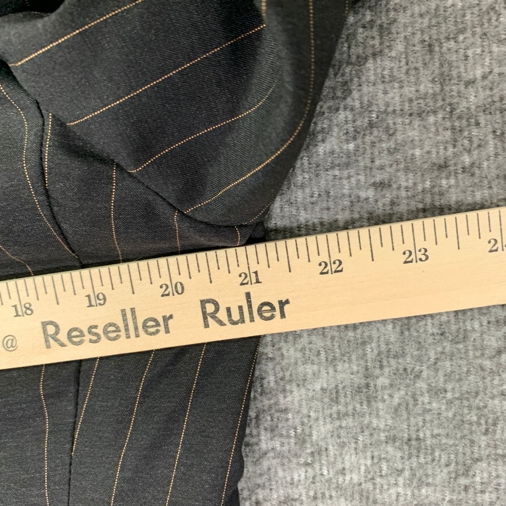 Belvest Suit Men 40R Brown Striped 32x32 Pleated Wool Old Money